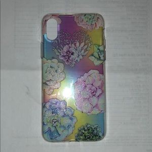 Succulent rainbow iPhone X case